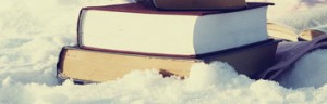 Books in the snow