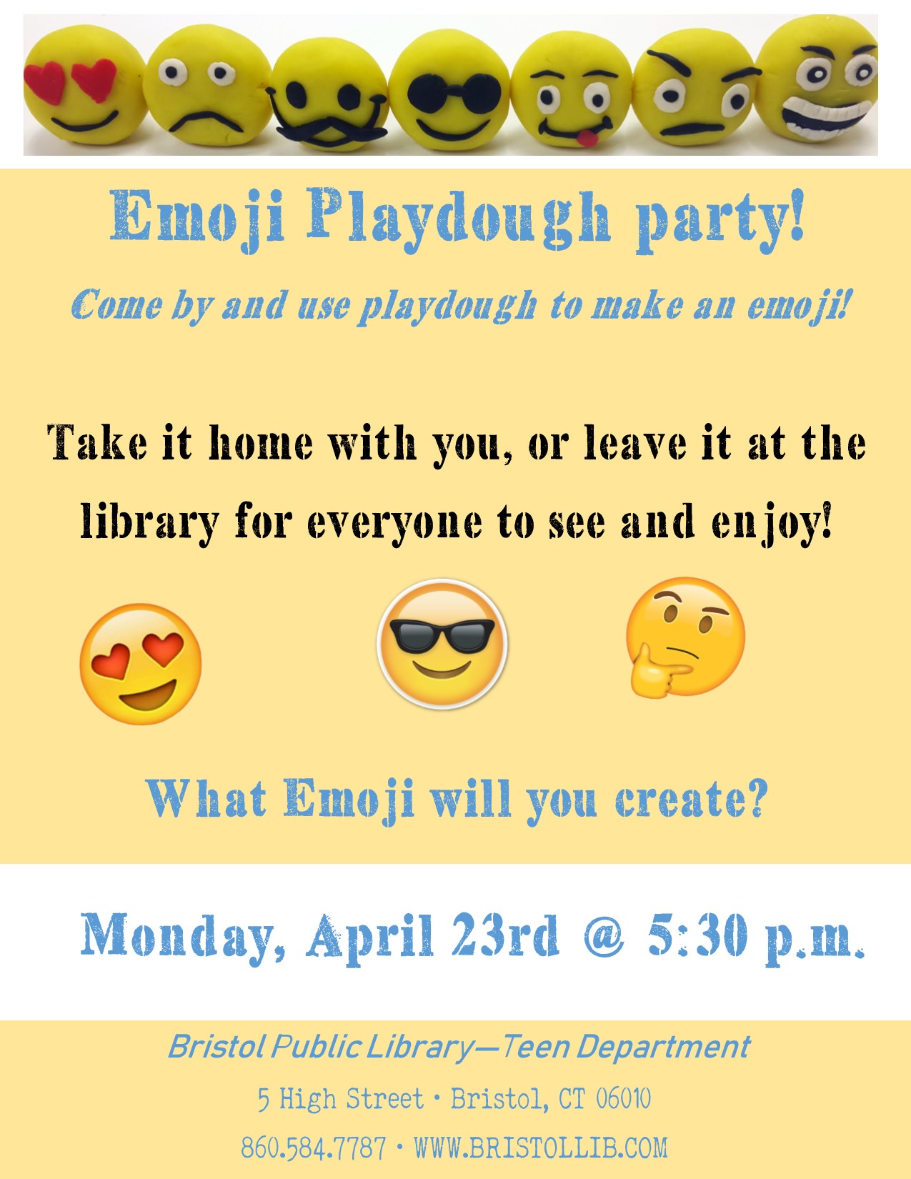 playdough time emoji playdough creations bristol public library emoji creations
