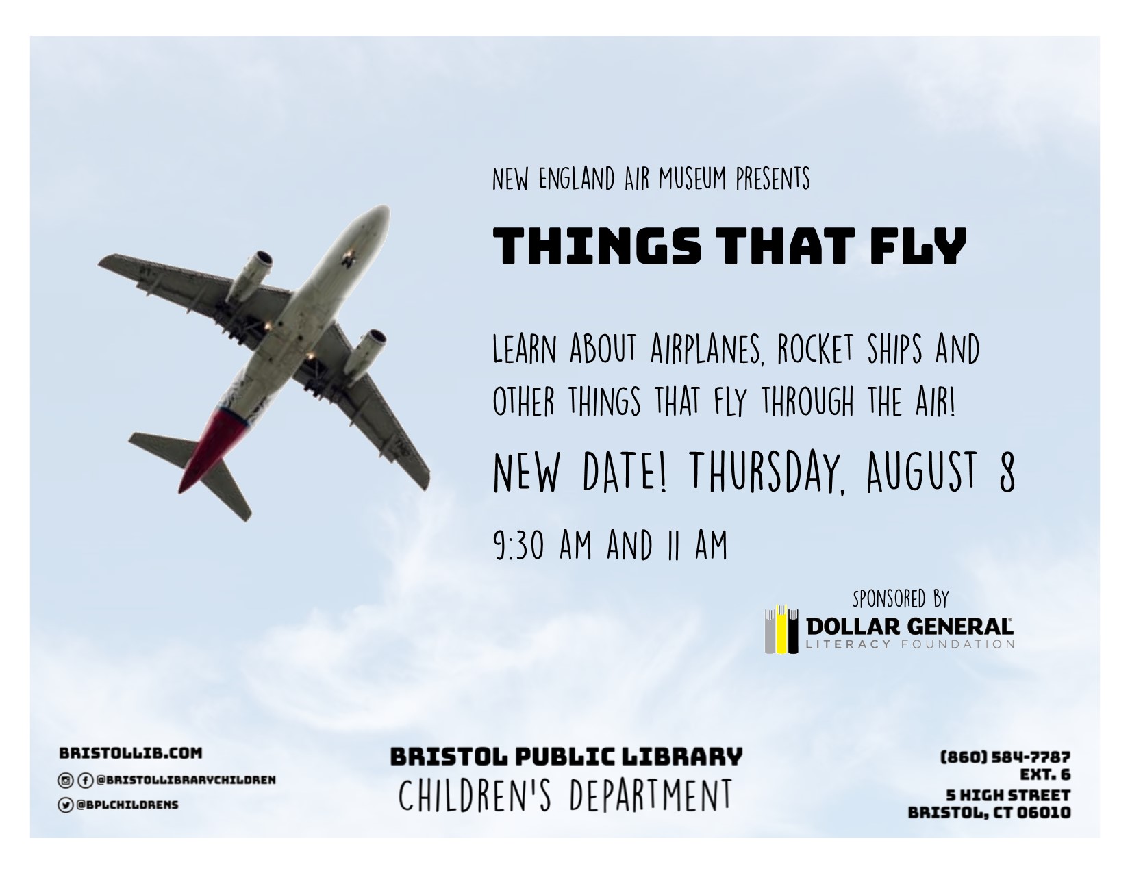 Things that fly bristol public library