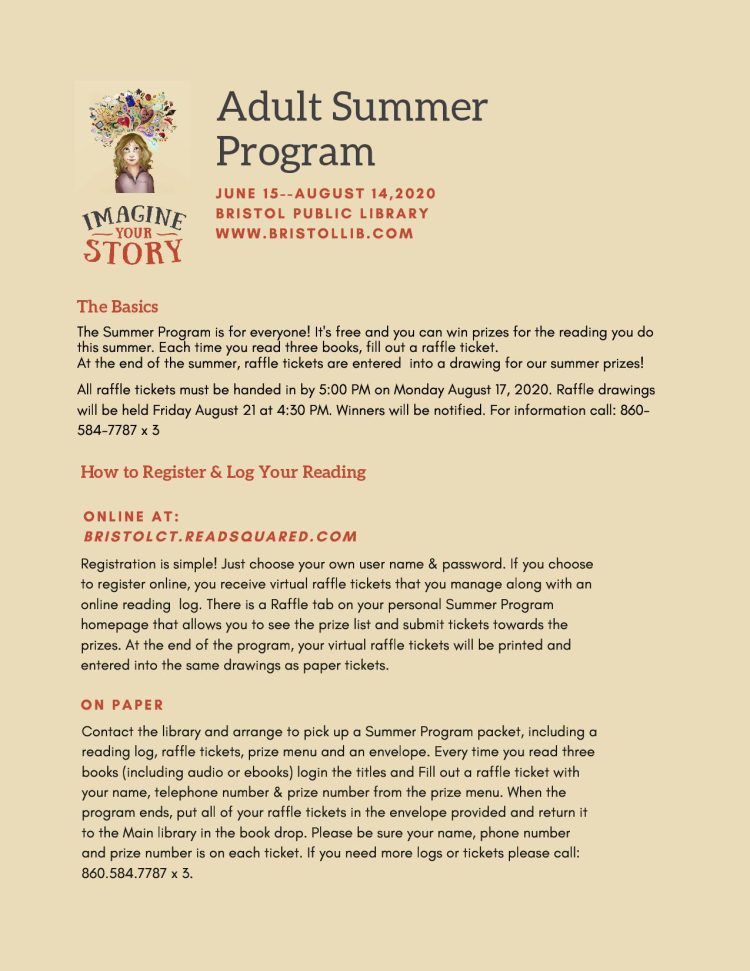 Thumbnail - Adult Summer Reading Packet 2020