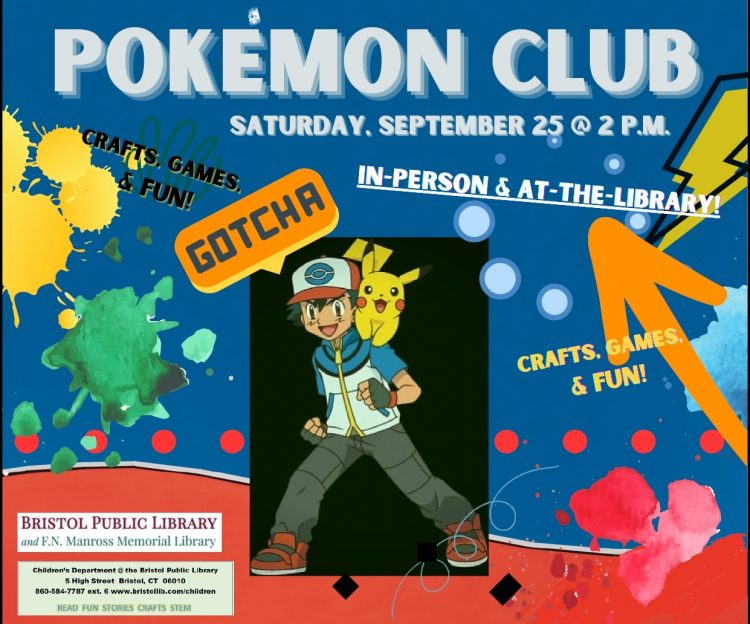 Pokémon Club-Fall 2021 - Bristol Public Library