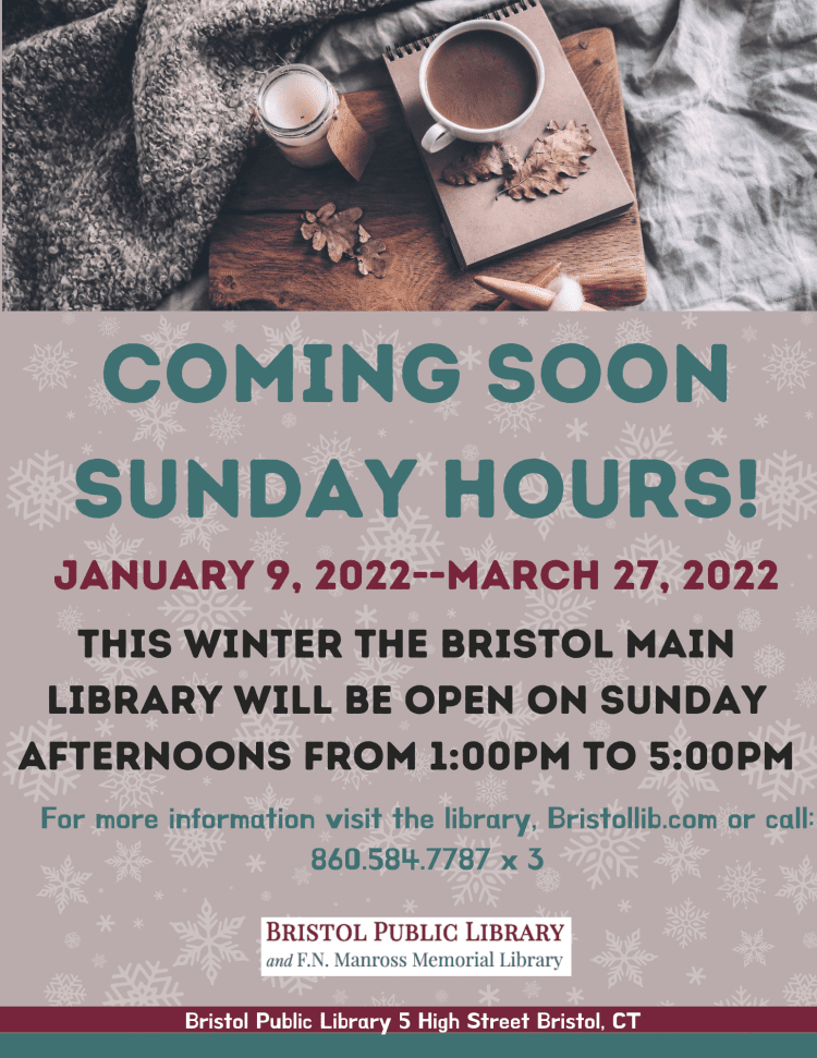 Thumbnail - Sunday Hours Coming in January!