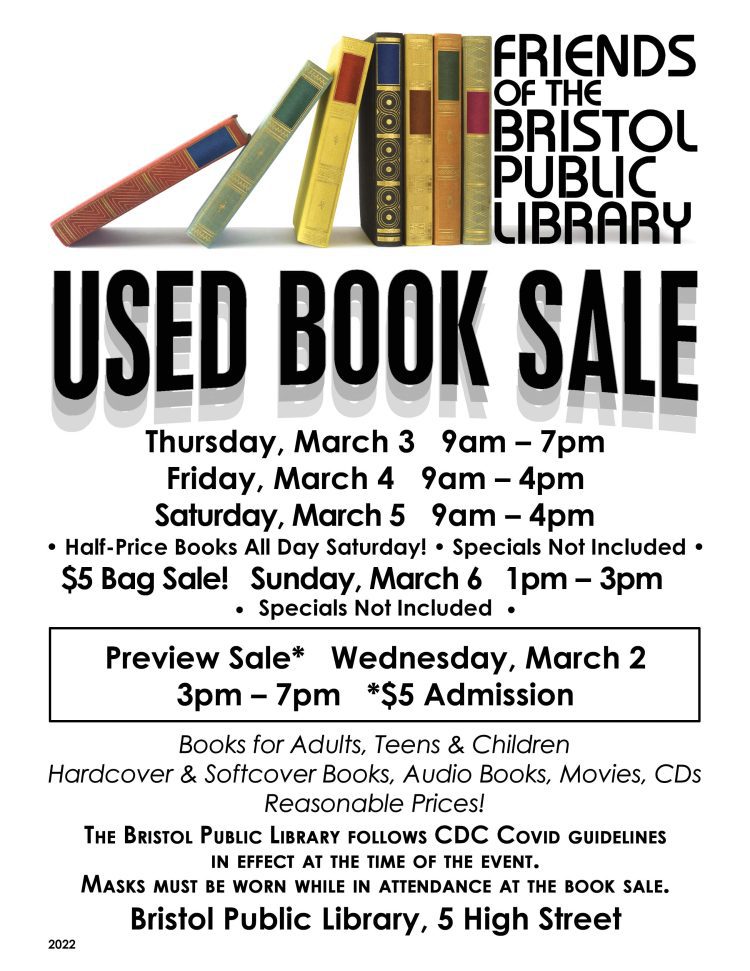 Thumbnail - Friends' Spring Book Sale 2022 Dates Announced!