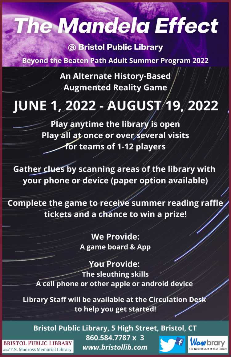 Thumbnail - Augmented Reality Adventure @ Bristol Public Library This Summer!