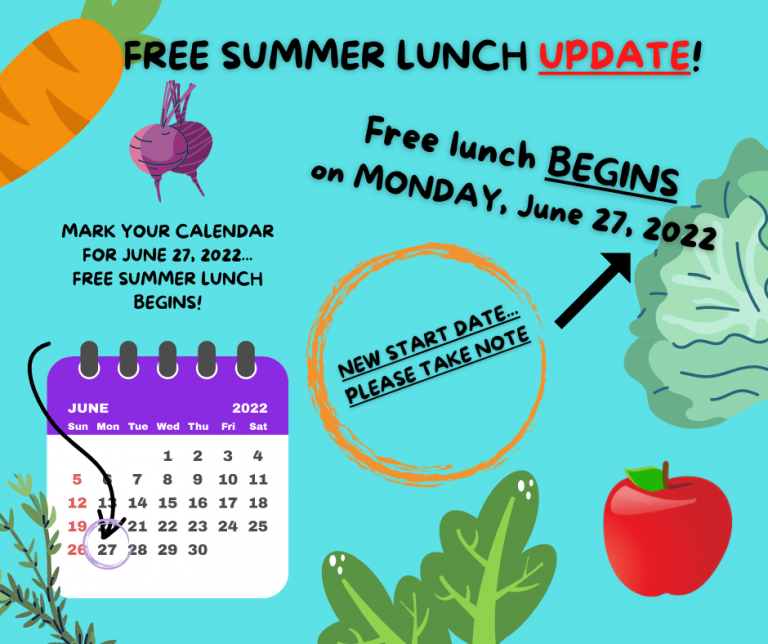 FREE SUMMER LUNCH UPDATE! Bristol Public Library