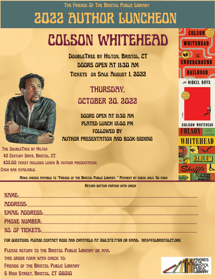 Thumbnail - Author Luncheon Tickets On sale August 1st!