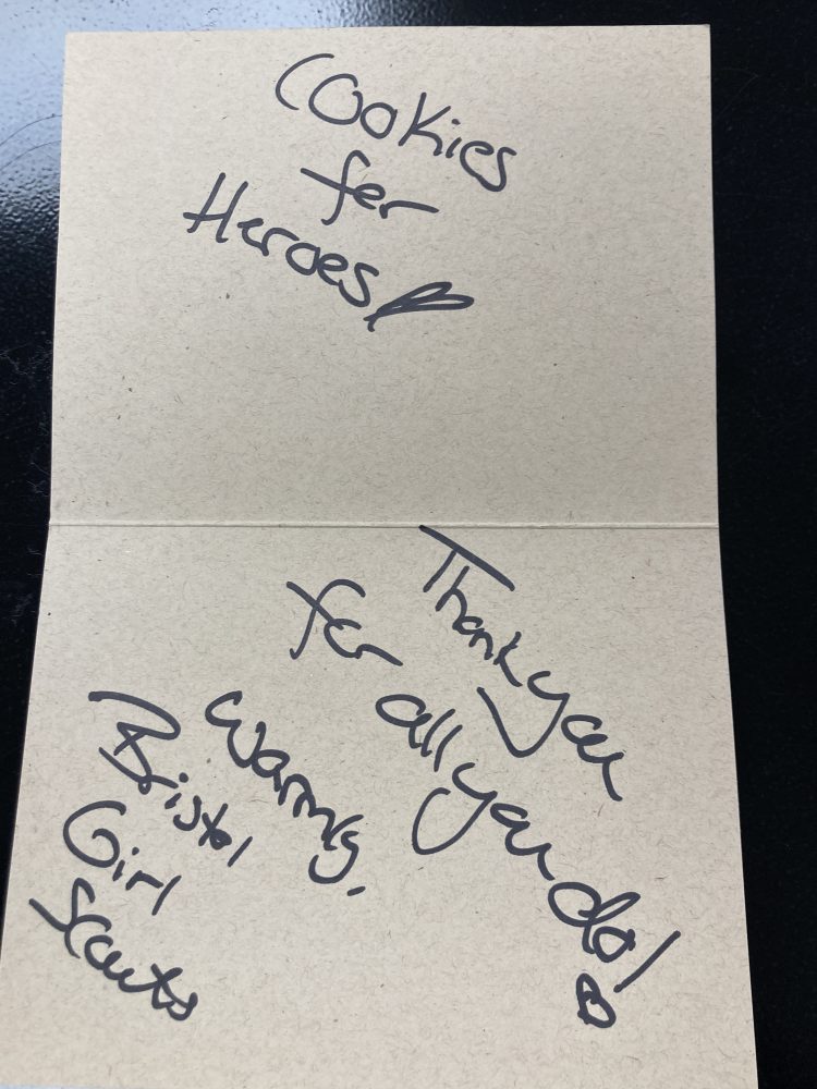 Bristol Girl Scouts card