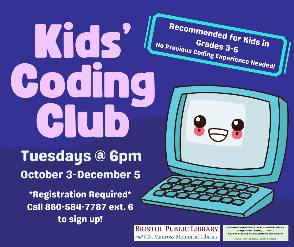 Kids' Coding Club - Poster