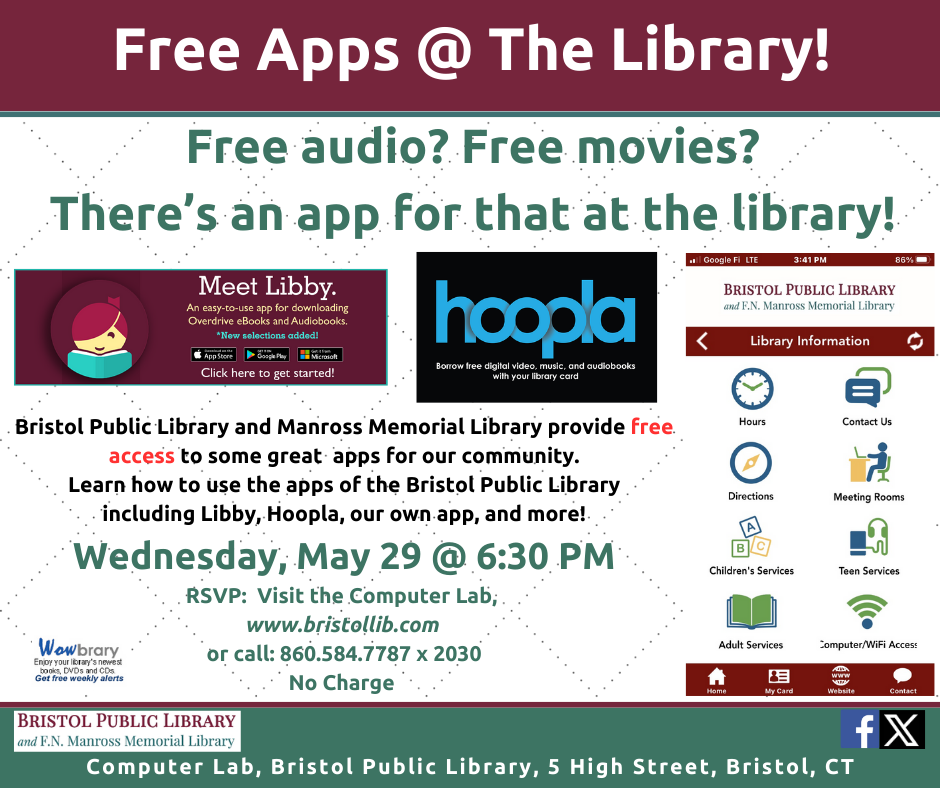 Apps of the Bristol Public Library