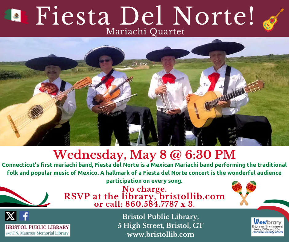 Fiesta del Norte Mariachi Quartet @ The Library Coffee House
