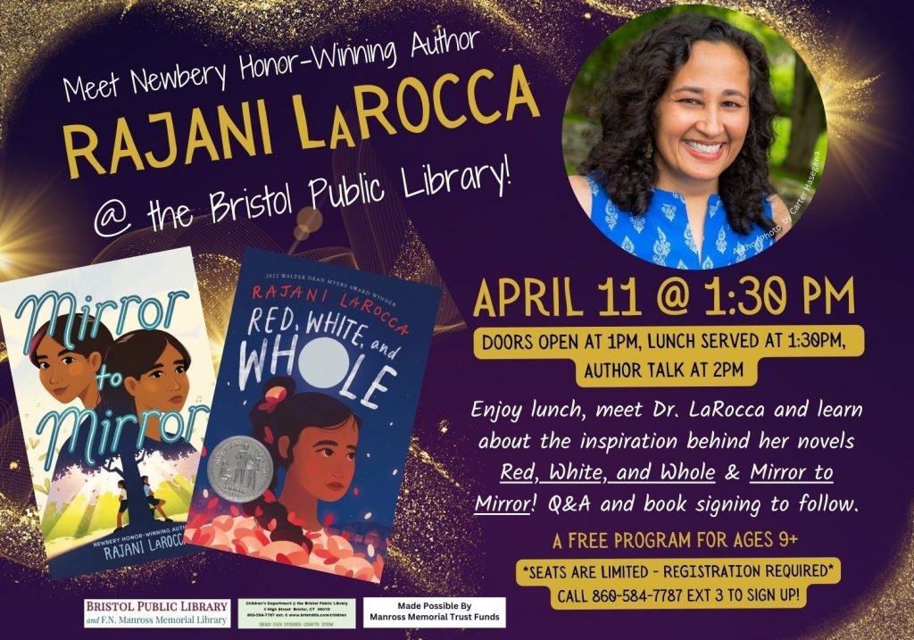 Newbery Honor-Winning Author Rajani LaRocca