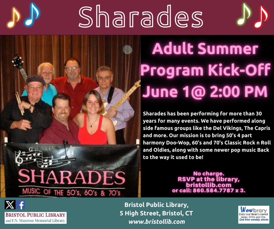 Summer Kick-Off w/ The Music of Sharades