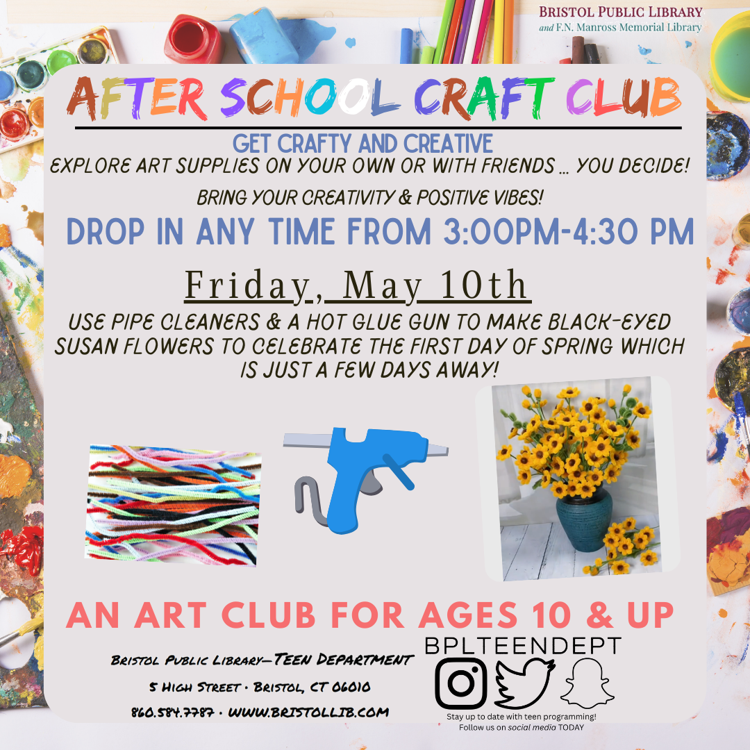 Afterschool Craft Club - Bristol Public Library