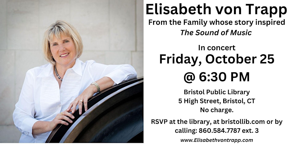 Elisabeth von Trapp in Concert - Poster