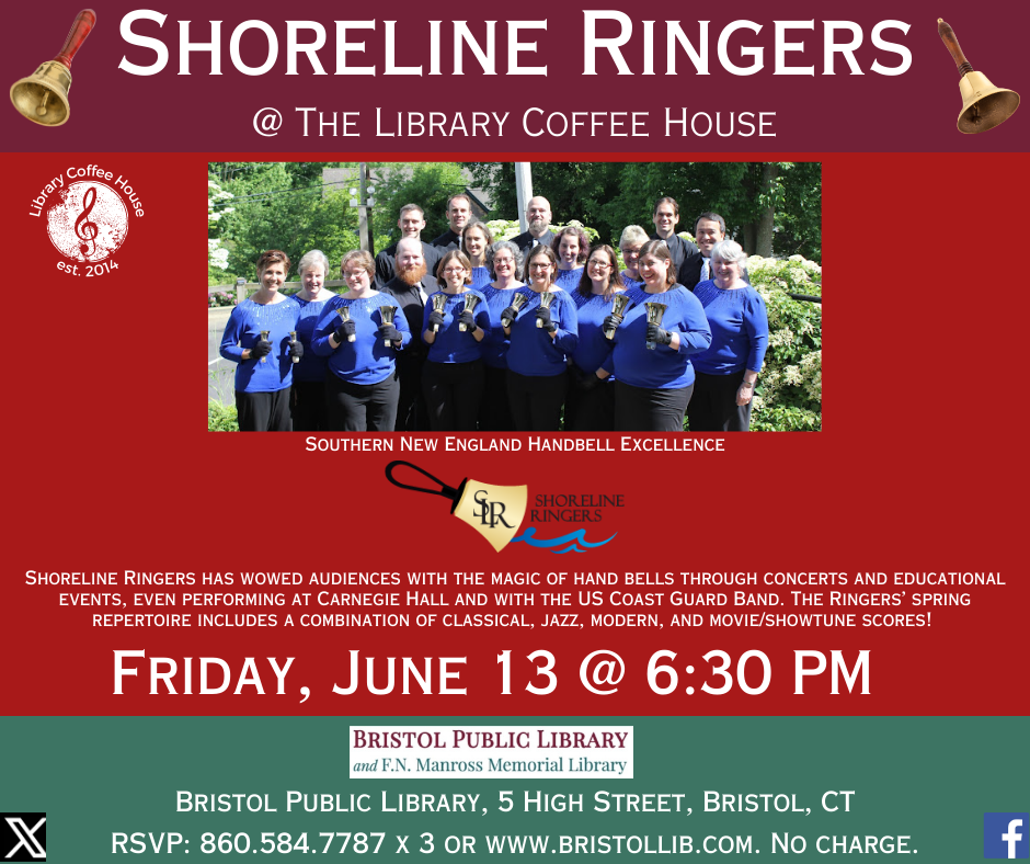Banner - Shoreline Ringers @ The Library Coffee House