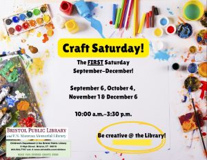 Craft Saturday--FALL 2025! - Thumbnail