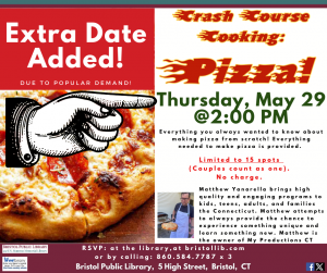 New Crash Course Cooking: Pizza Session Added! - Thumbnail