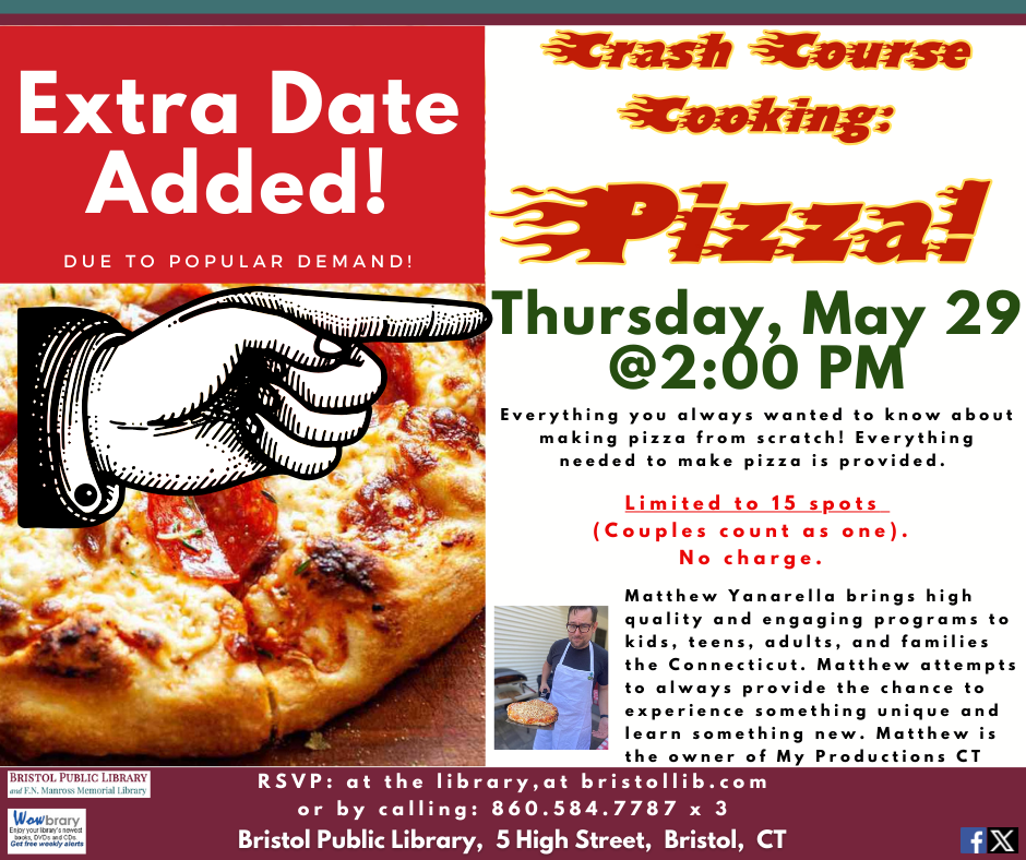 Thumbnail - New Crash Course Cooking: Pizza Session Added!