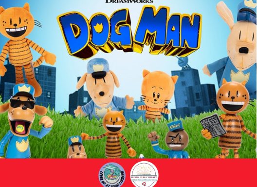 A picture of the animals and figures in the Dog Man movie.