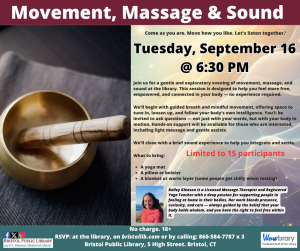 Movement, Massage & Sound Workshop - Thumbnail