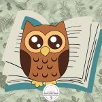 A book with an owl.