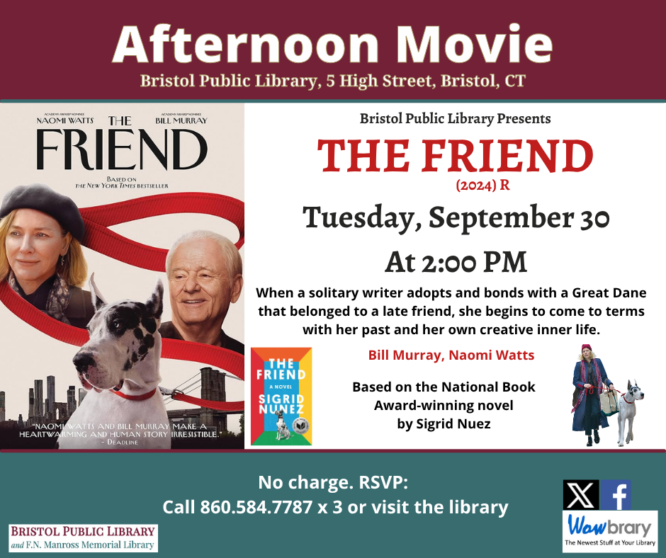 Banner - Afternoon Movie: The Friend (2024) R