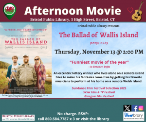Afternoon Movie: Ballad of Wallis Island (2025) PG-13 - Thumbnail
