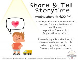 Share and Tell Storytime - Thumbnail